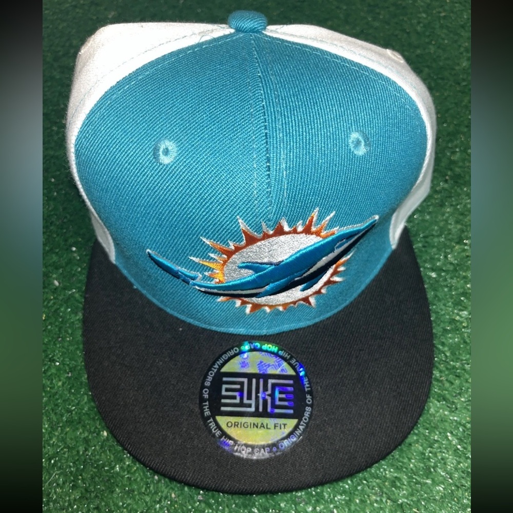 Miami Dolphins Color Block Snapback Hat